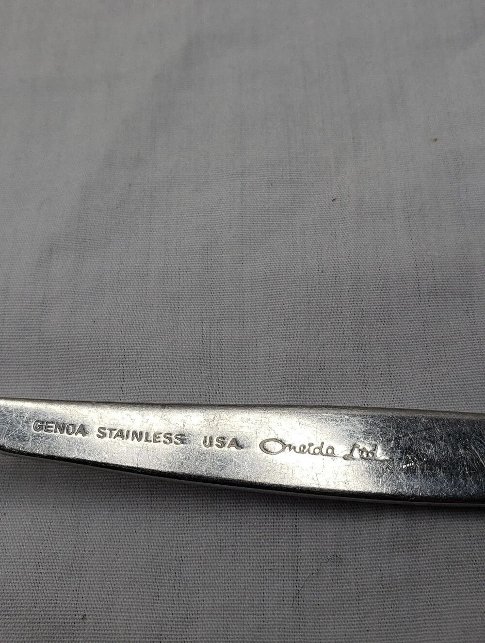 Vintage Oneida Genoa Stainless Steel Gravy Ladle